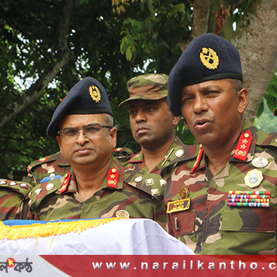 নড়াইলে আন্দোলনরত পুলিশ সদস্যদের কর্মস্থলে ফিরিয়ে আনতে সেনাবাহিনীর উদ্যোগ