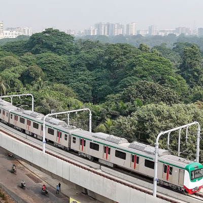 আগারগাঁও–শাহবাগ অংশে মেট্রোরেল চলাচল বন্ধ