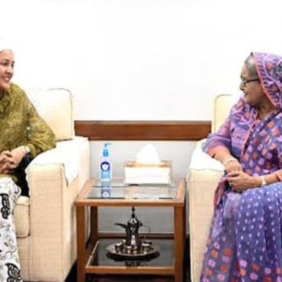 প্রধানমন্ত্রীর সঙ্গে জাতিসংঘের উপমহাসচিবের সাক্ষাৎ