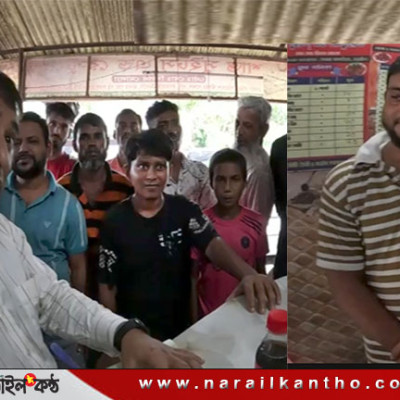 নড়াইলে মিষ্টির দোকানকে অভিযান ৪ হাজার টাকা জরিমানা