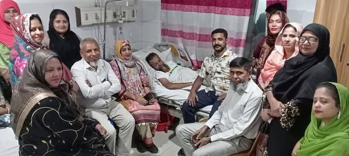 রুপনগর থানা বিএনপির আহবায়ক শোয়েব খান দেখতে গেলেন সৈয়দা দিলারা পলি