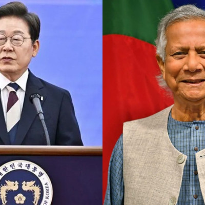 দক্ষিণ কোরিয়ার নতুন প্রেসিডেন্টকে প্রধান উপদেষ্টার অভিনন্দন