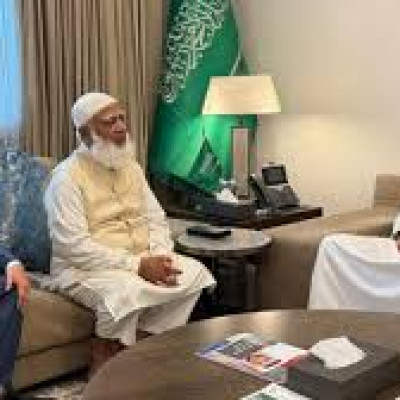 সৌদি আরবের রাষ্ট্রদূতের সঙ্গে জামায়াত আমিরের সৌজন্য সাক্ষাৎ