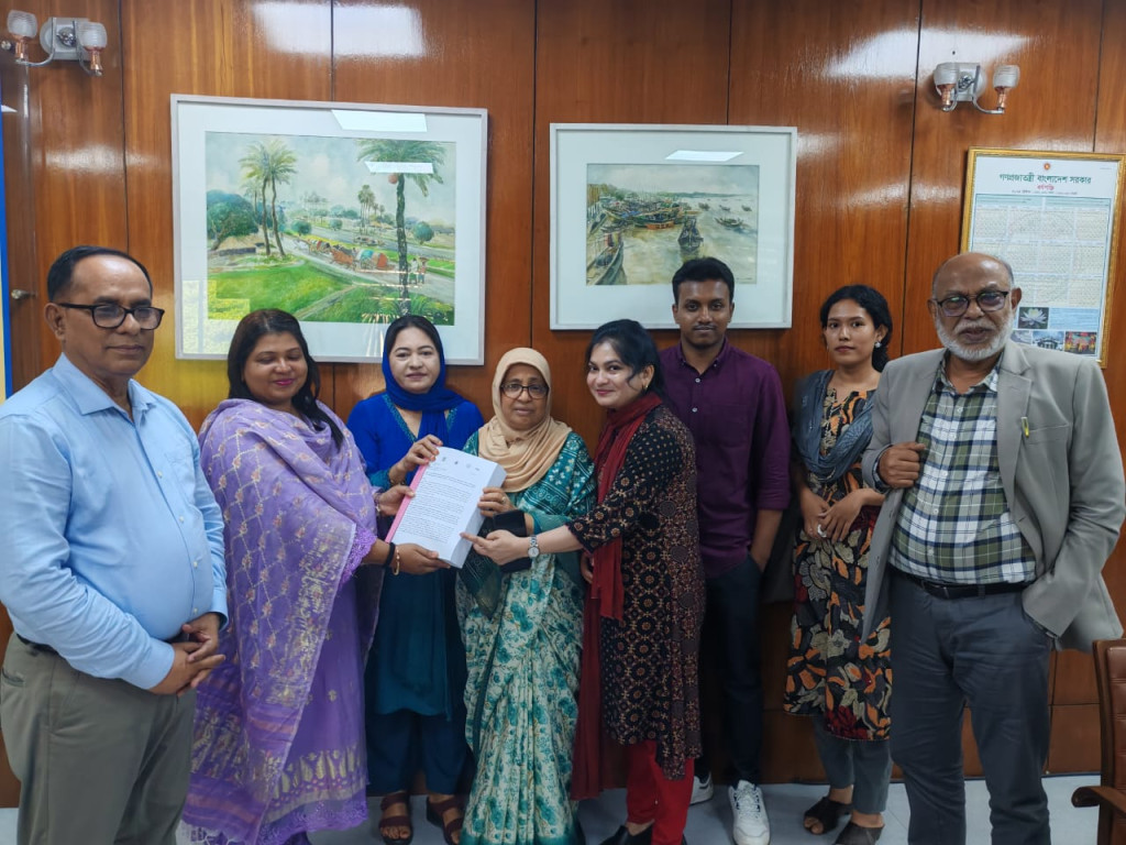 তামাক নিয়ন্ত্রণ আইনের প্রস্তাবিত সংশোধনী দ্রুত পাশ করার দাবীতে যুব প্রতিণিধিদের উপদেষ্টা বরাবর আবেদন