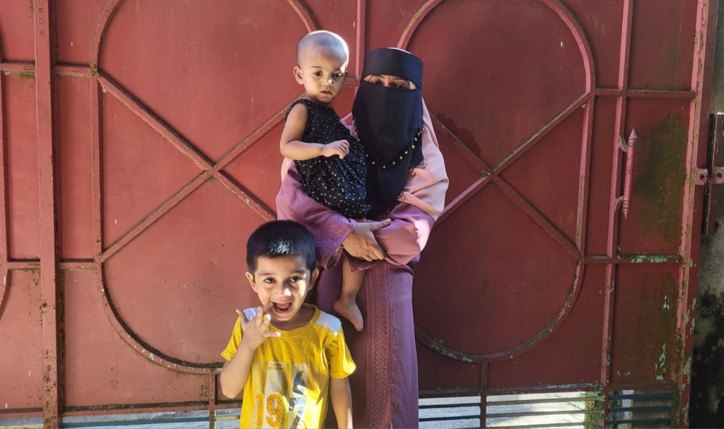 দুই শিশু সন্তান নিয়ে সুনামগঞ্জে মানবেতর জীবন  কাটাচ্ছেন ওয়াকিরা