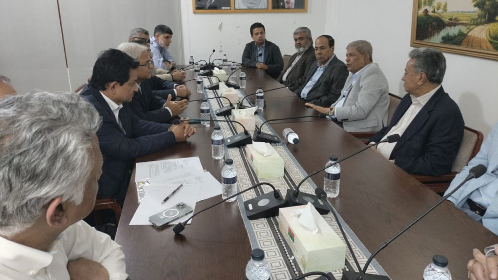 ব্যবসায়ী নেতাদের সঙ্গে বৈঠকে বিএনপি