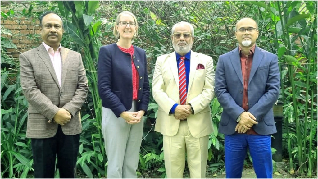 ব্রিটিশ হাই-কমিশনারের সঙ্গে জাপা চেয়ারম্যানের সৌজন্য সাক্ষাৎ