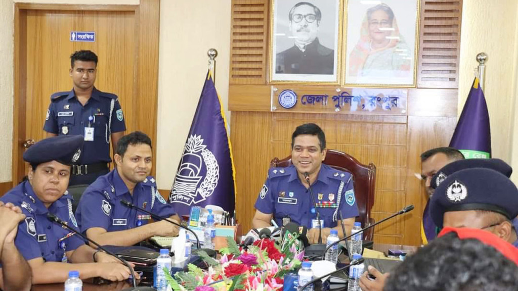 যেকোনো অপরাধ রোধে সাংবাদিকদের সহযোগিতা চাইলেন রংপুরের নবাগত এসপি