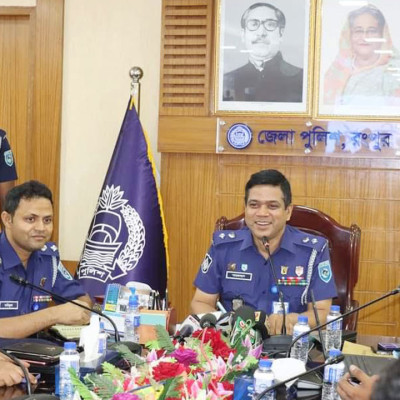 যেকোনো অপরাধ রোধে সাংবাদিকদের সহযোগিতা চাইলেন রংপুরের নবাগত এসপি