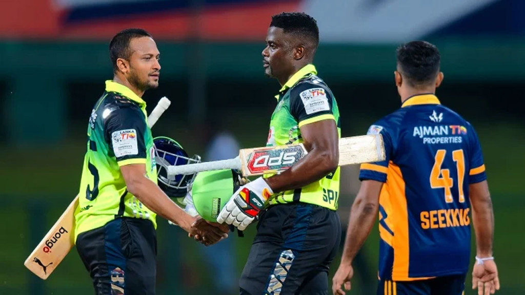 সাকিবের ঝোড়ো ব্যাটিংয়ে জিতল গল