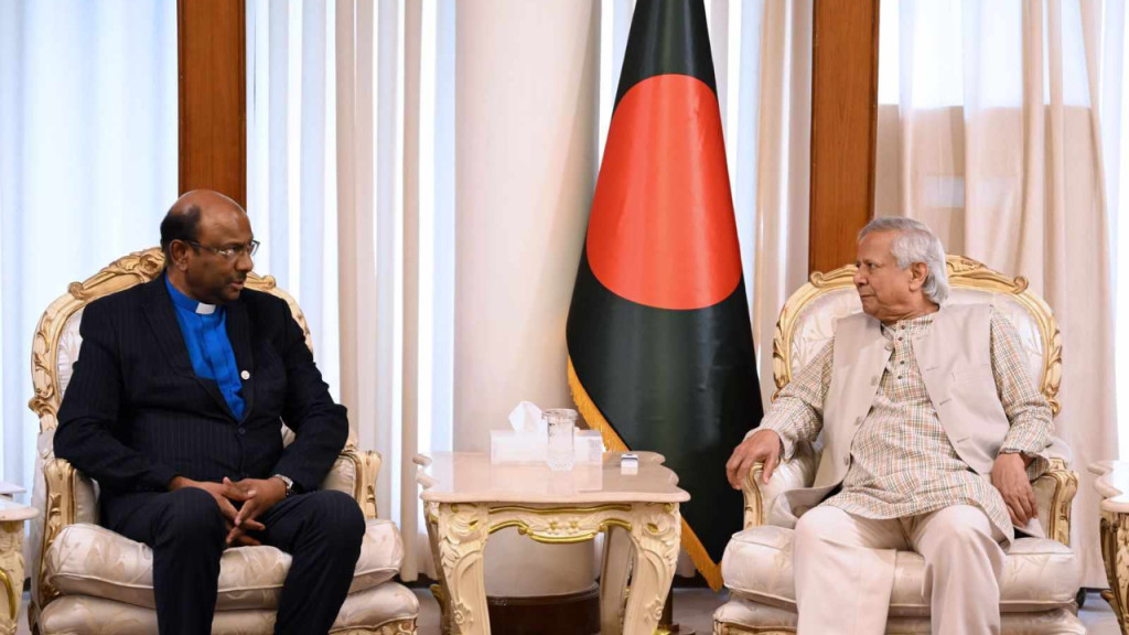 প্রধান উপদেষ্টার সঙ্গে বিশ্ব গির্জা পরিষদ সম্পাদকের সাক্ষাৎ
