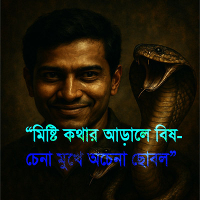 মিষ্টি কথার বিষ : পরিবার, সমাজ ও রাষ্ট্রে দ্বিচারিতার বিপদ!