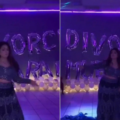 স্বামীকে ডিভোর্স দিয়ে নারীর আনন্দ পার্টি, ব্যাপক সমালোচনা