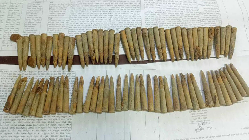 মাটি খুঁড়তেই মিলল ৭৮টি তাজা গুলি