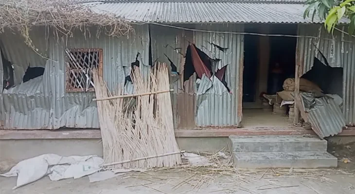 নড়াইলে নির্বাচন পরবর্তী সহিংসতায় ২০টি বাড়ি ভাঙচুর