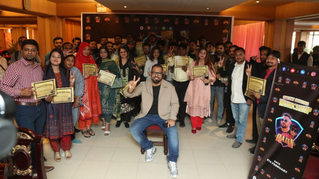 কনটেন্ট ক্রিয়েটরদের নিয়ে রবিন রাফানের প্রশিক্ষণ কর্মশালা