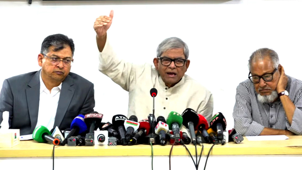 বিএনপিকে সংস্কারবিরোধী বলে একটি মহল অপপ্রচার চালাচ্ছে : মির্জা ফখরুল