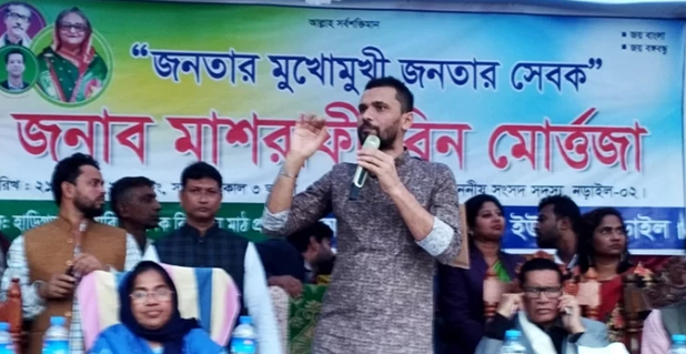 নড়াইলে ‘জনতার মুখোমুখি’ মাশরাফি