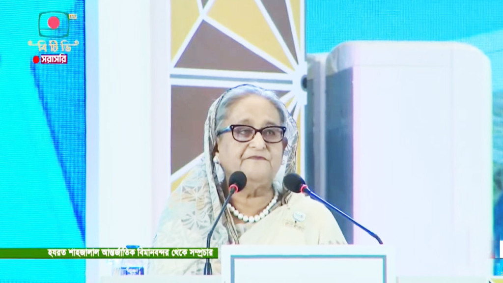 শাহজালাল হবে বিমান যোগাযোগের আন্তর্জাতিক হাব : প্রধানমন্ত্রী