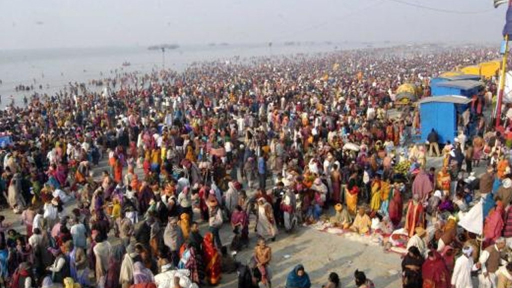 গঙ্গাসাগরে পূণ্যস্নানে রেকর্ড, কোটি মানুষের সমাগম