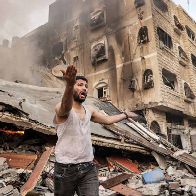 গাজায় নিহতের সংখ্যা পৌঁছেছে ২ হাজার ৩২৯ জনে