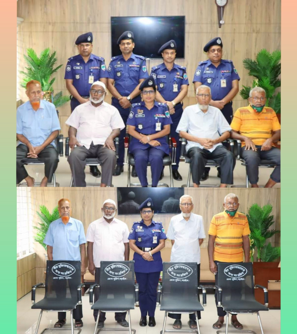 নড়াইলের এসপি'র ব্যতিক্রমী উদ্যোগ: বীর মুক্তিযোদ্ধাদের জন্য চেয়ার সংরক্ষণ!