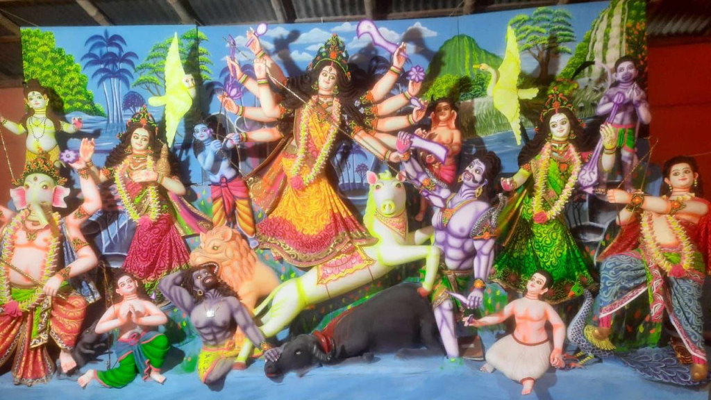 শারদীয় দুর্গোৎসব সাতক্ষীরায় প্রস্তুত ৬০৬টি পূজা মন্ডপ