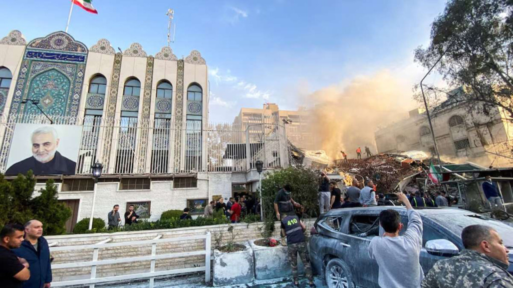 সিরিয়ায় ইরানের কনস্যুলেটে ইসরায়েলের ভয়াবহ হামলা