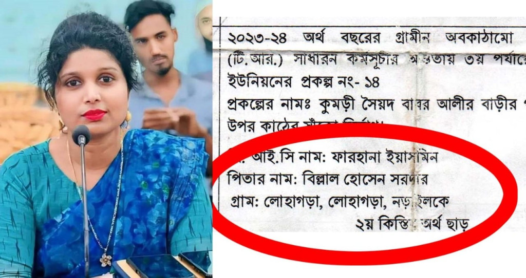 ১ লাখ টাকার প্রকল্প ৫০ হাজারে শেষ!