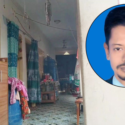 পরিবার নিয়ে ইউনিয়ন পরিষদে বসবাস চেয়ারম্যান সুমনের