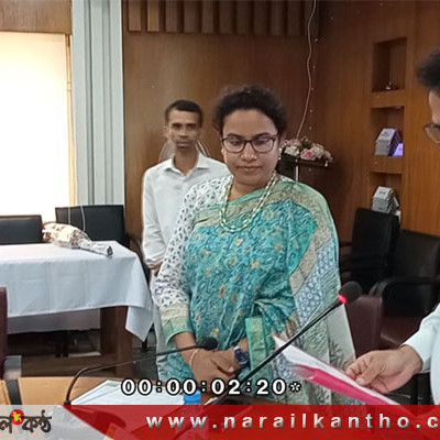 মাইজপাড়া ইউনিয়নের নবনির্বাচিত চেয়ারম্যানের শপথগ্রহণ