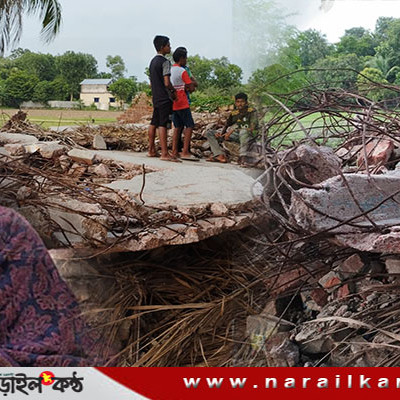 নড়াইলে ভূমিদস্যুতার শিকার অসহায় নাসিমা বেগমের পাশে দাঁড়ালেন জেলা প্রশাসক