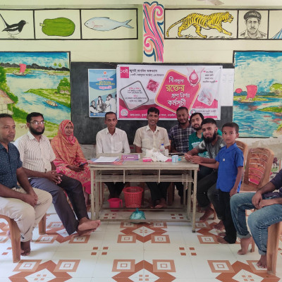 মানবিক জংঙ্গগ্রামের পক্ষ থেকে বিনামূল্য রক্তের গ্রুপ নির্ণয়