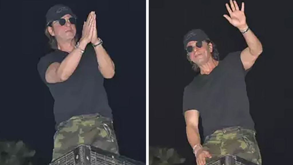 বলিউডের ‘বাদশা’র জন্মদিন আজ, মাঝরাতে অসংখ্য ভক্তের ভিড়