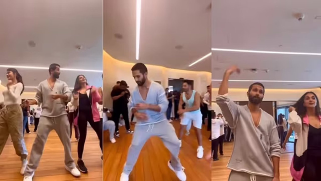 শহীদ কাপুরের সঙ্গে নাচছেন কারা?