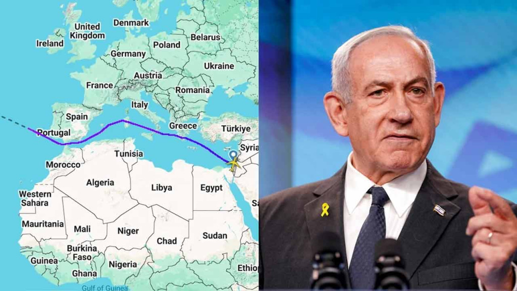 গ্রেপ্তারের ভয়ে ইউরোপের আকাশসীমা এড়িয়ে গেলেন নেতানিয়াহু