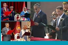 তিন বছরে তিন সরকারকে শপথ পড়ালেন রাষ্ট্রপতি সাহাবুদ্দিন