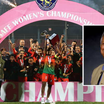 সাফজয়ী নারী ফুটবল দলকে সংবর্ধনা দেবেন প্রধান উপদেষ্টা