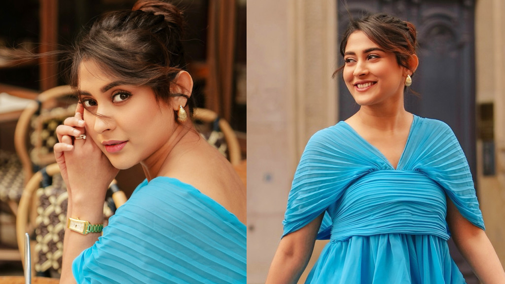 প্যারিসে মোহনীয় লুকে নজর কাড়লেন মেহজাবীন