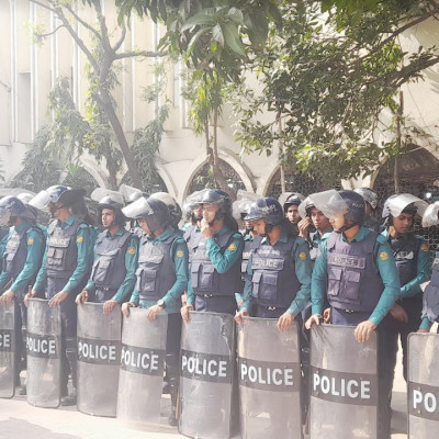 ইসলামী আন্দোলনের কর্মসূচি ঘিরে বায়তুল মোকাররমে নিরাপত্তা জোরদার