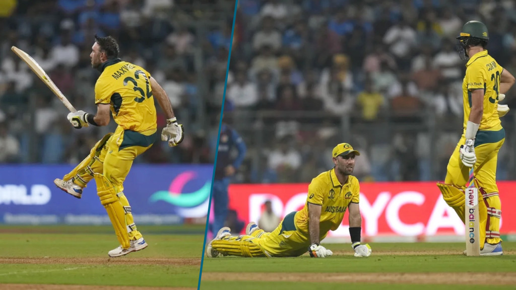 এক পায়ে অনন্য ম্যাক্সওয়েল