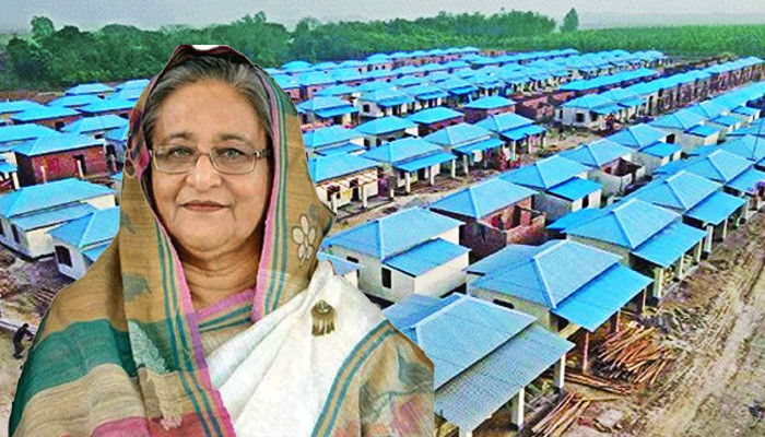 আশ্রয়ণ প্রকল্পে সৃজনশীল কর্মের স্বীকৃতি পেলেন প্রধানমন্ত্রী