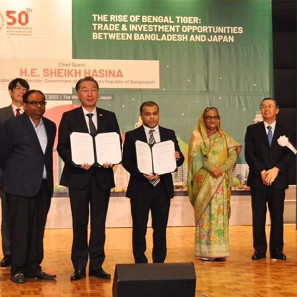 জাপান-বাংলাদেশ ৬০০ মেগাওয়াট সৌরবিদ্যুৎ চুক্তিস্বাক্ষর দলে প্রধানমন্ত্রীর সফরসঙ্গী ডরিন পাওয়ার এমডি ঝিনাইদহের এমপি সমি