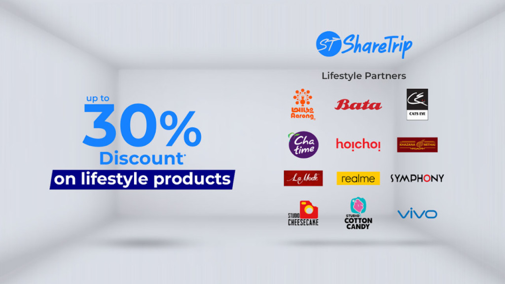 শেয়ারট্রিপের লাইফস্টাইল ক্যাম্পেইনে শীর্ষ ব্র্যান্ডের পণ্যে ছাড়
