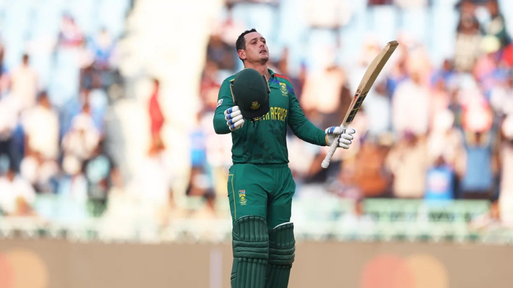 ডি ককের সেঞ্চুরিতে বড় সংগ্রহ প্রোটিয়াদের